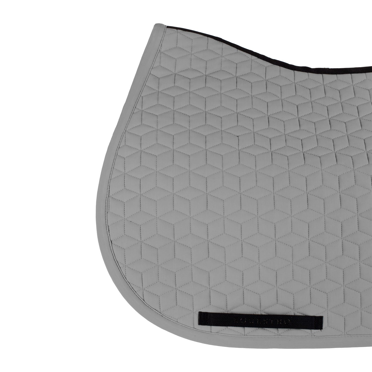 jumping saddle pad cube quilting FROST GREY (17-0000) / PONNY