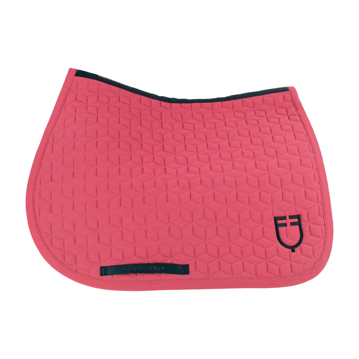 jumping saddle pad cube quilting SUN KISSED CORAL (17-1736) / PONNY