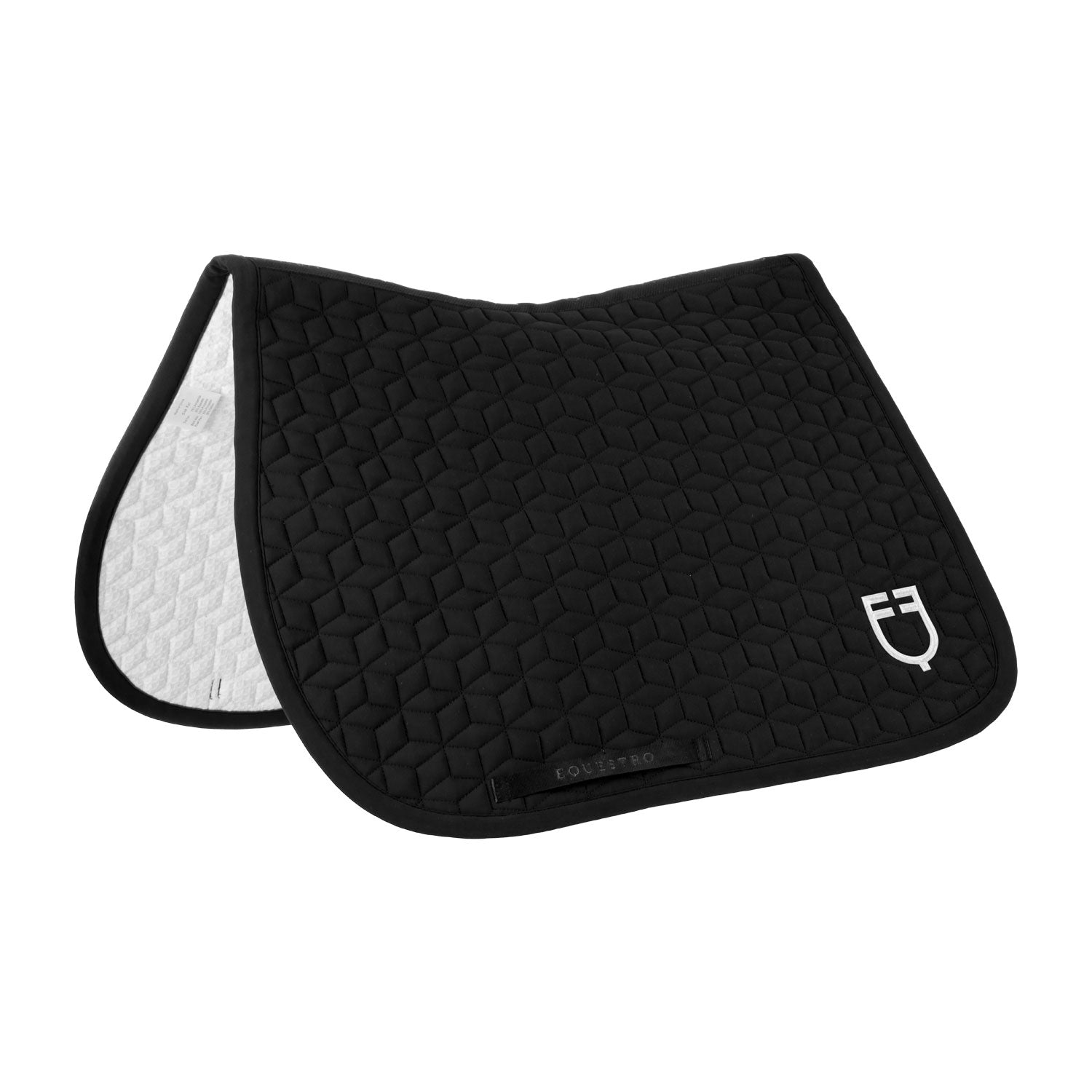 jumping saddle pad cube quilting BLACK / PONNY