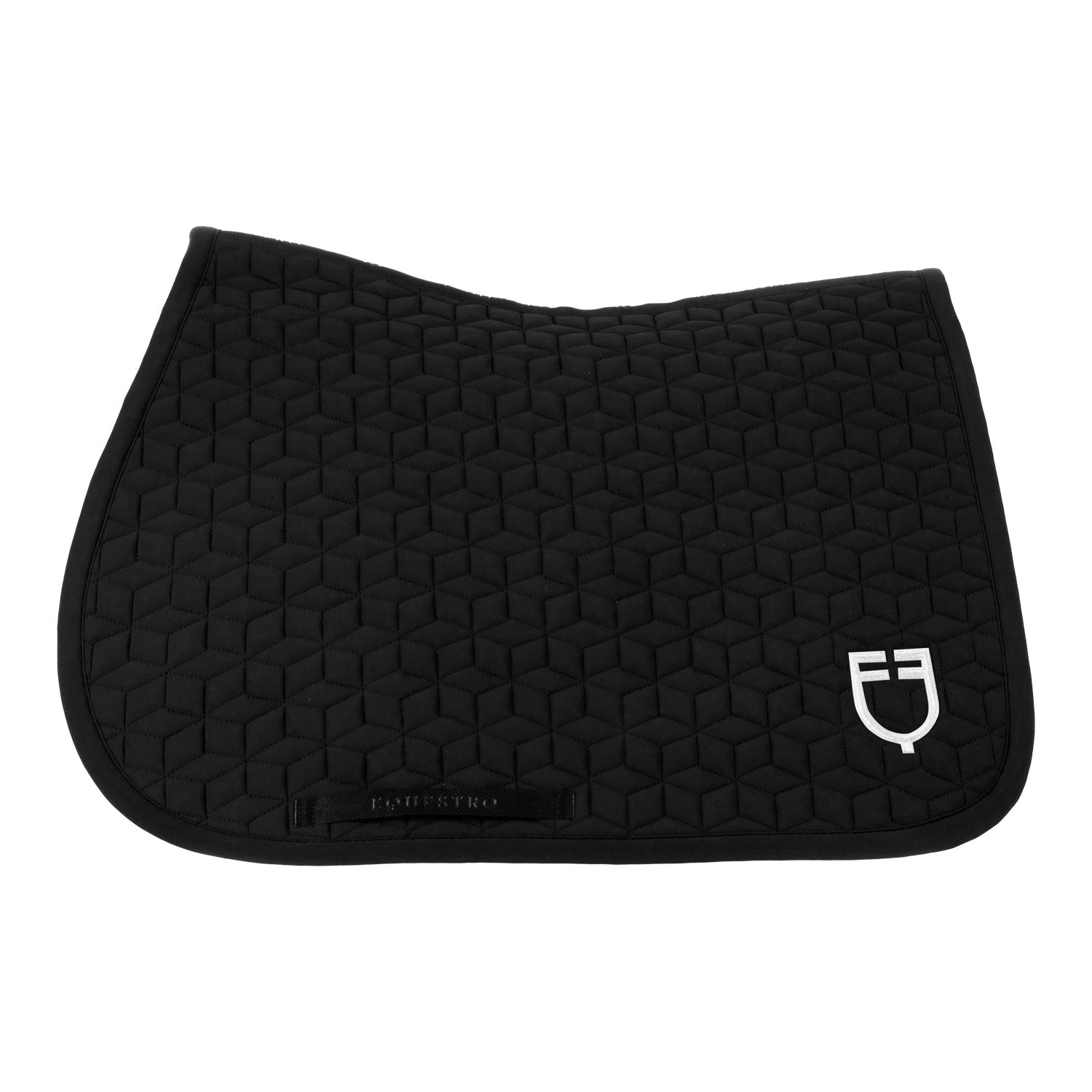 jumping saddle pad cube quilting BLACK / PONNY