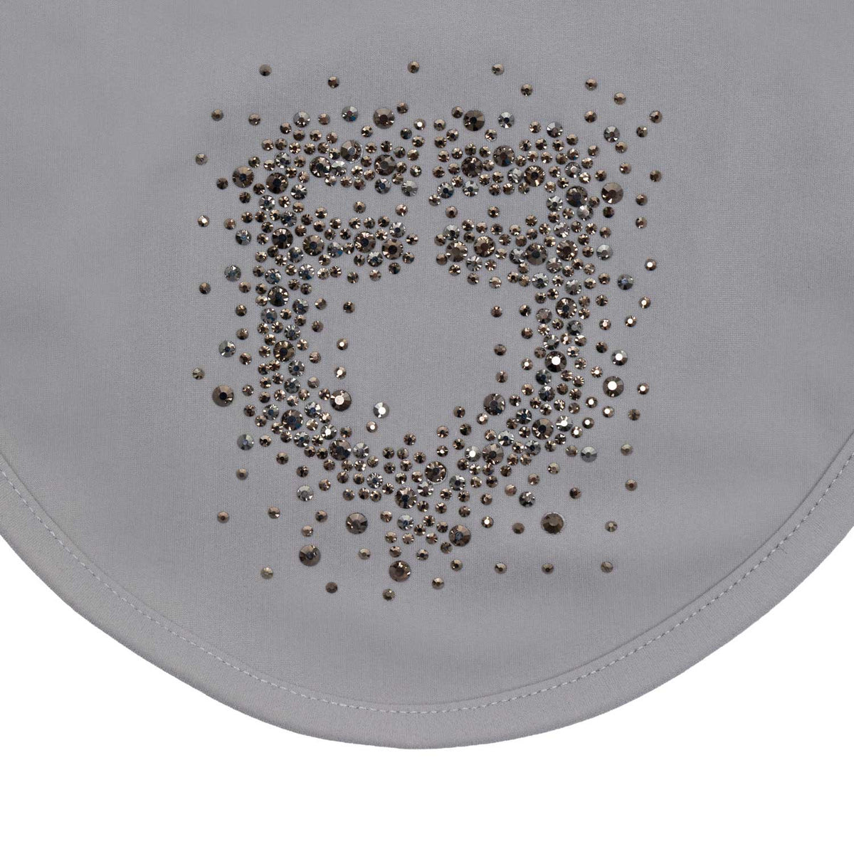 Fly veil in technical fabric with rhinestone logo