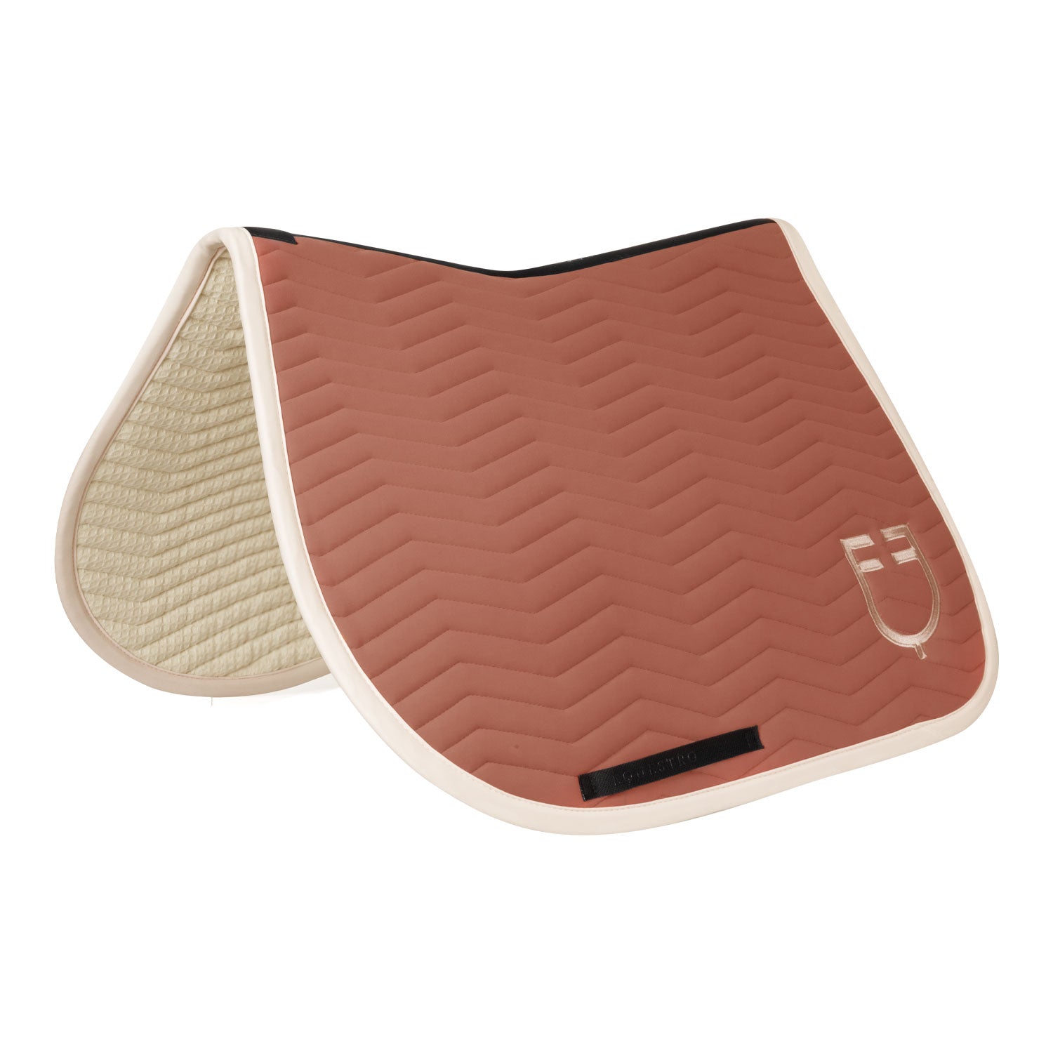 wave quilting jumping saddle pad in technical fabric