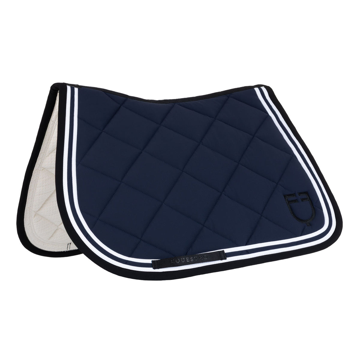 Double Stripes jumping saddle pad in technical fabric