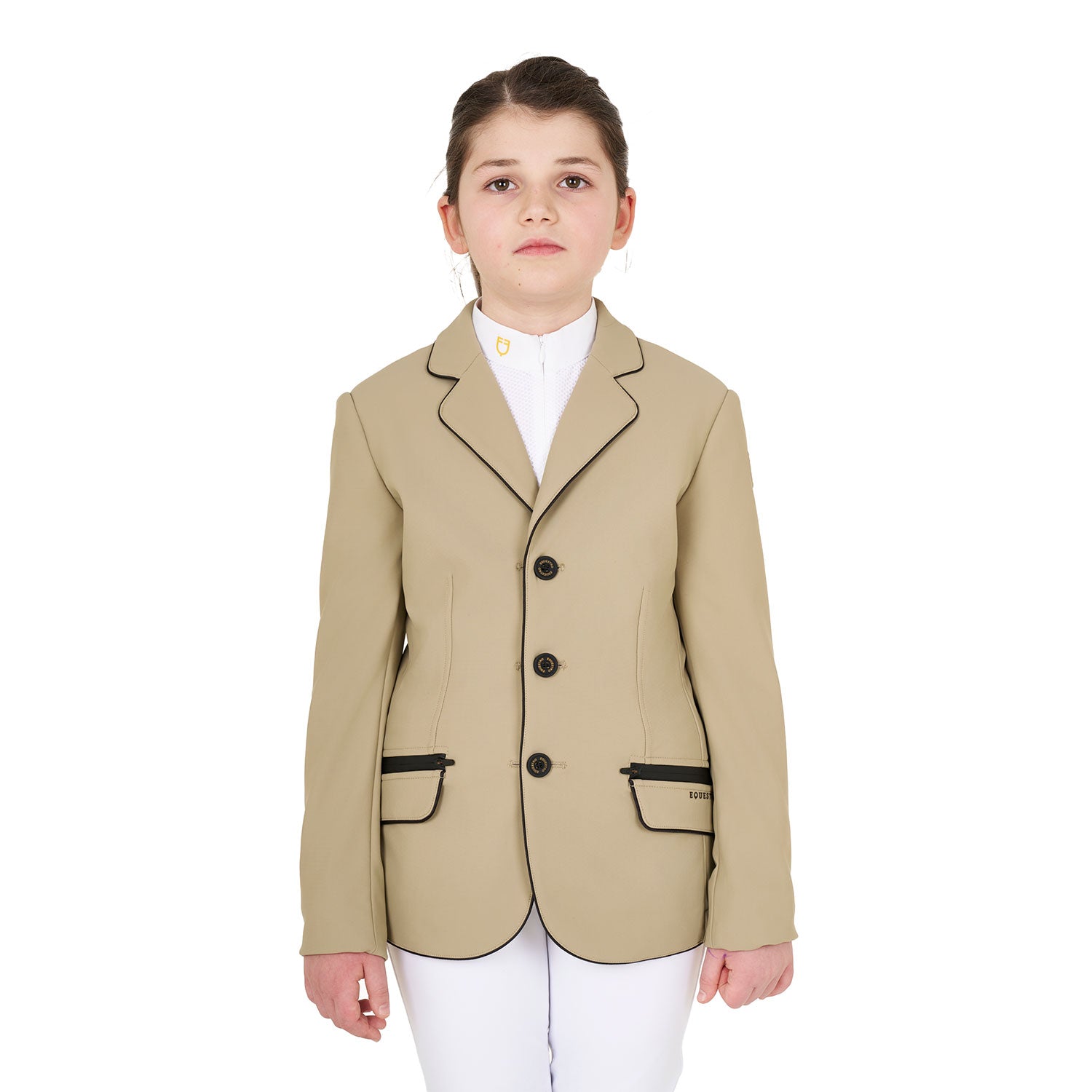 girls' competition jacket in technical fabric