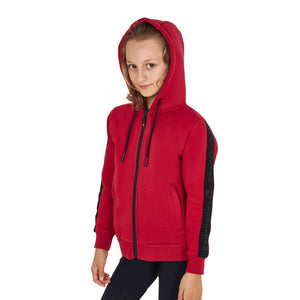 Girls' full zip sweatshirt inner fleece SCOOTER (19-1863) / 14 YEARS
