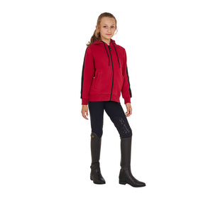 Girls' full zip sweatshirt inner fleece SCOOTER (19-1863) / 14 YEARS