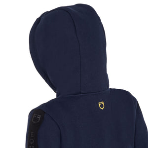 Girls' full zip sweatshirt inner fleece BLACK / 14 YEARS