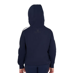 GIRL'S COTTON FLEECE HOODIE ZIP NAVY BLAZER (19-3923) / 14 YEARS