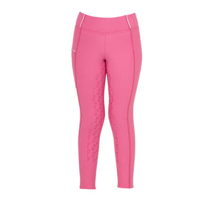 Girls' fleece lining leggings CHATEAU ROSE / 14 YEARS