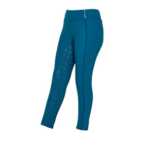 Girls' fleece lining leggings BLUE CORAL (19-4526) / 14 YEARS