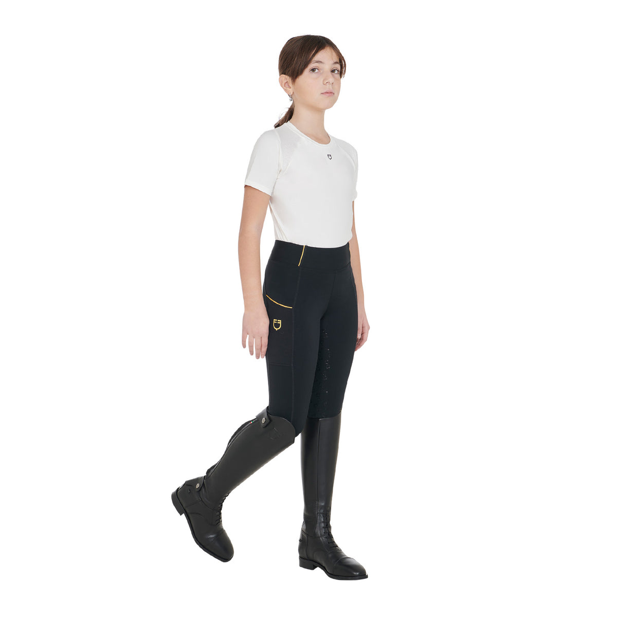 Girls' fleece lining leggings