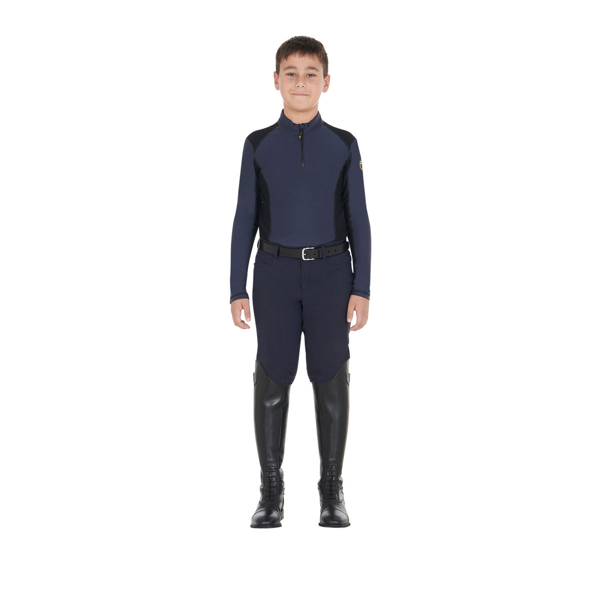 Boys' training base layer in technical fabric