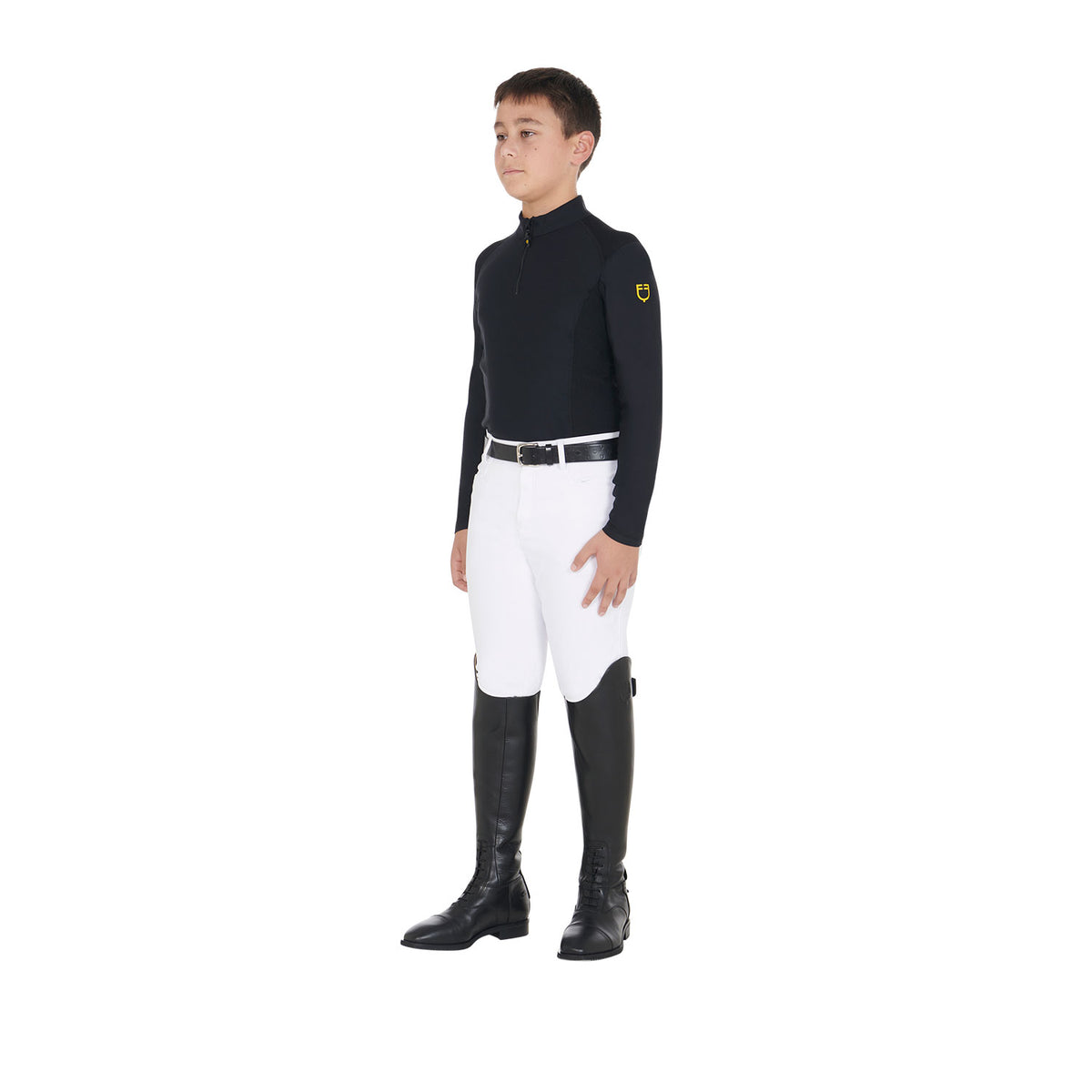 Boys' training base layer in technical fabric