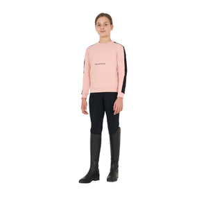 Kids' Cotton Crewneck Sweatshirt cameo rose (14-1310) / 8 år