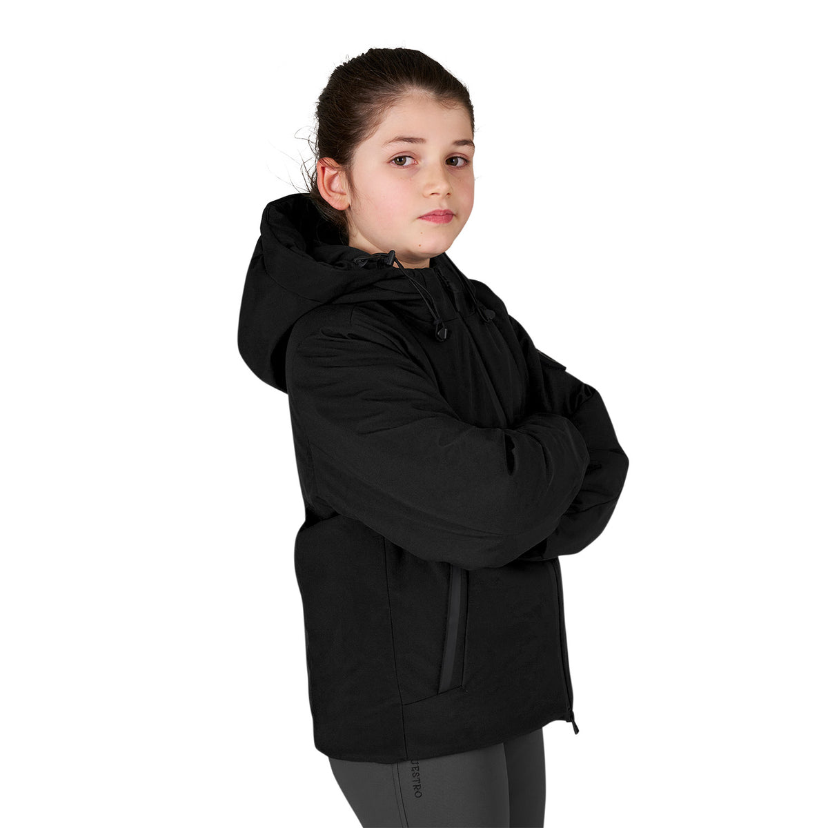 Unisex Kids Waterproof and Windproof Nylon Jacket