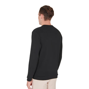 Men'S Cotton Sweatshirt With Logo black / XXL