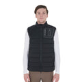 Men'S Stretch Fabric Vest Silicone Patch