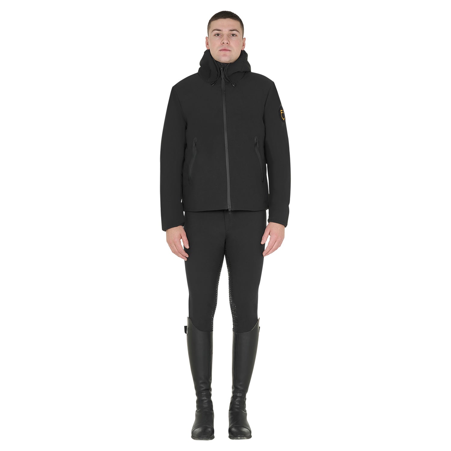 Men's waterproof and windproof jacket in nylon FROST GREY (17-0000) / XXL