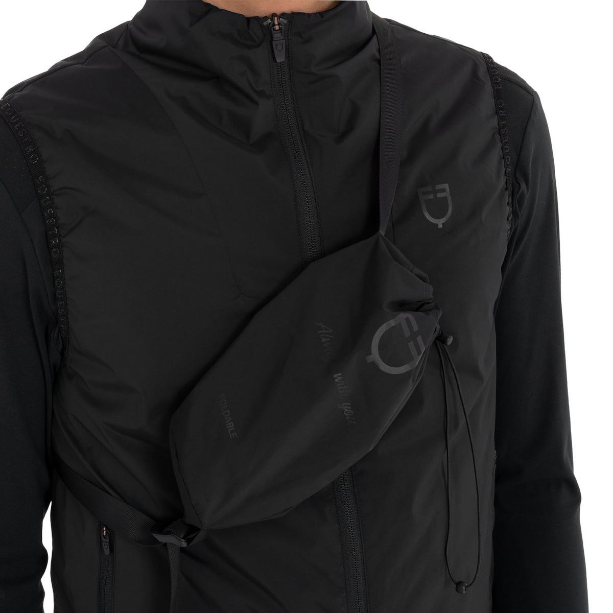 Men's vest Foldable line