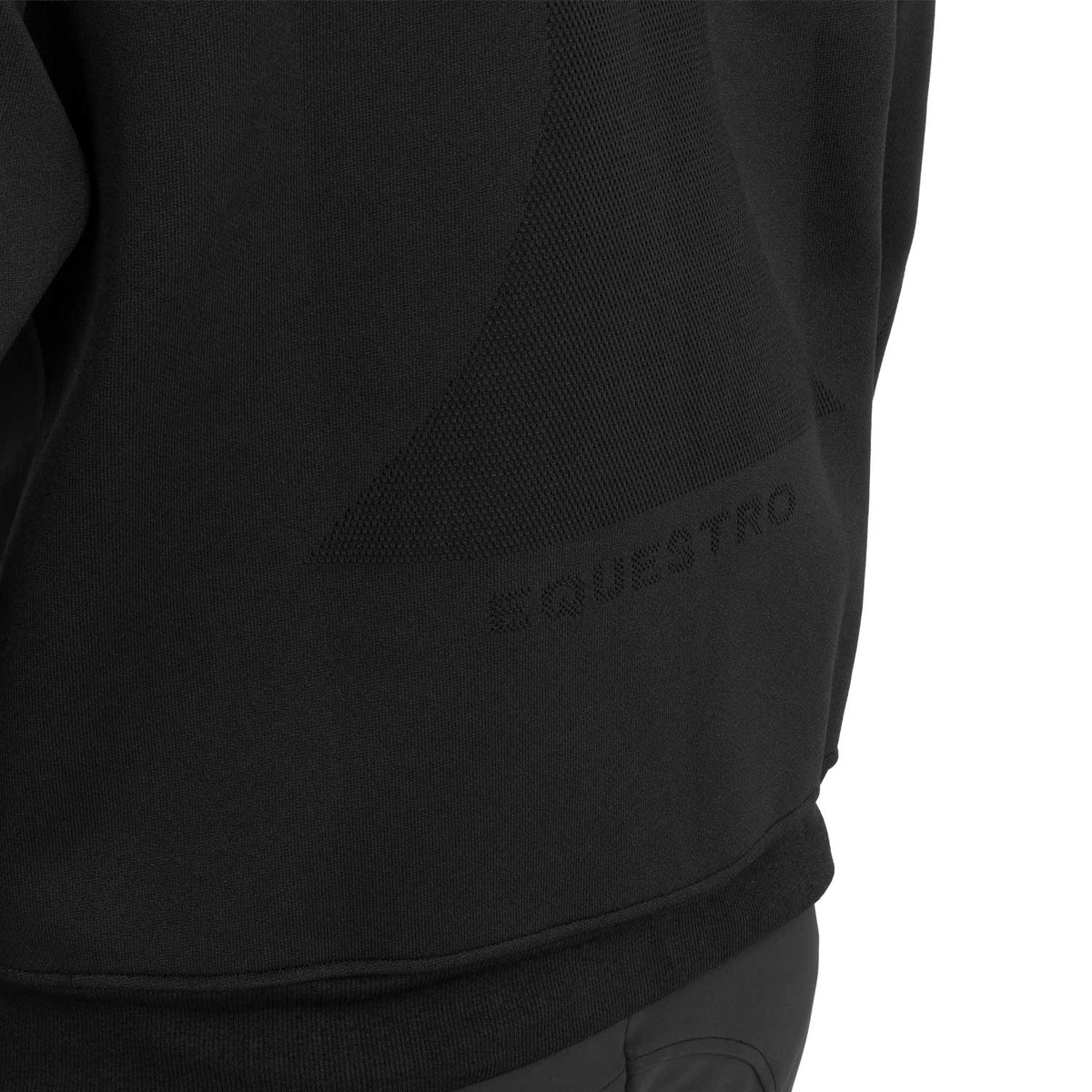 Men's technical crewneck sweatshirt with micro-mesh inserts