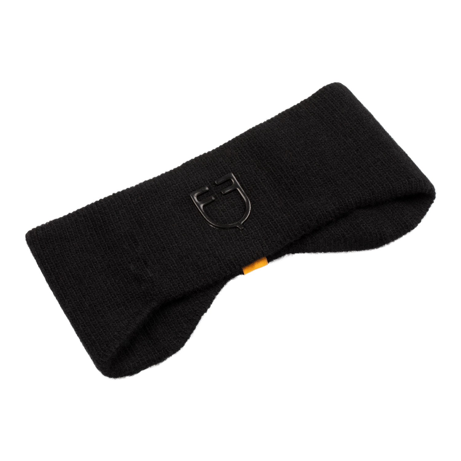 UNISEX RIBBED KNIT BEANIE BLACK