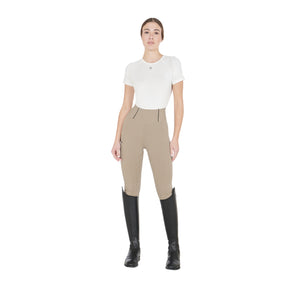 Women's slim fit full grip leggings OXFORD TAN (15-1306) / XL