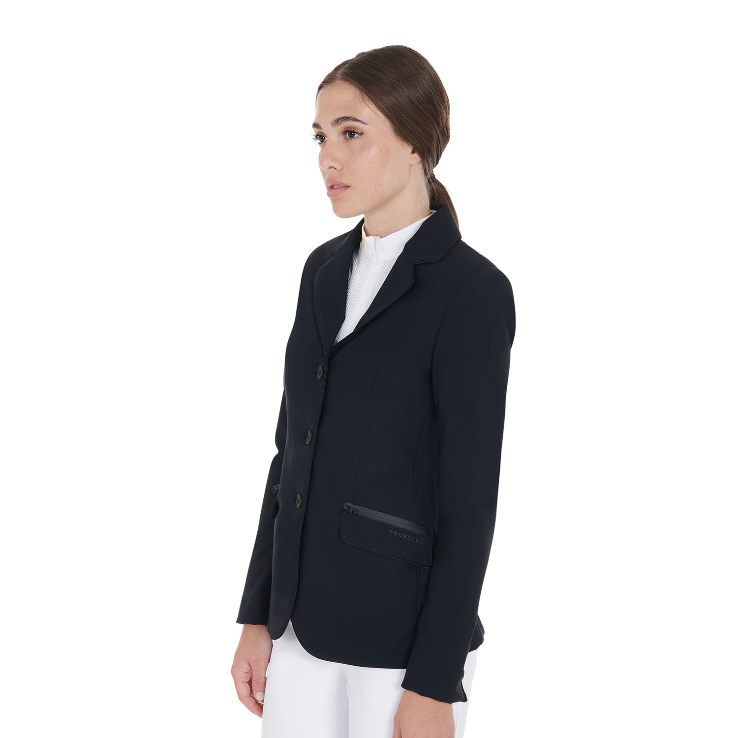 women's competition jacket in technical fabric BLACK / XS