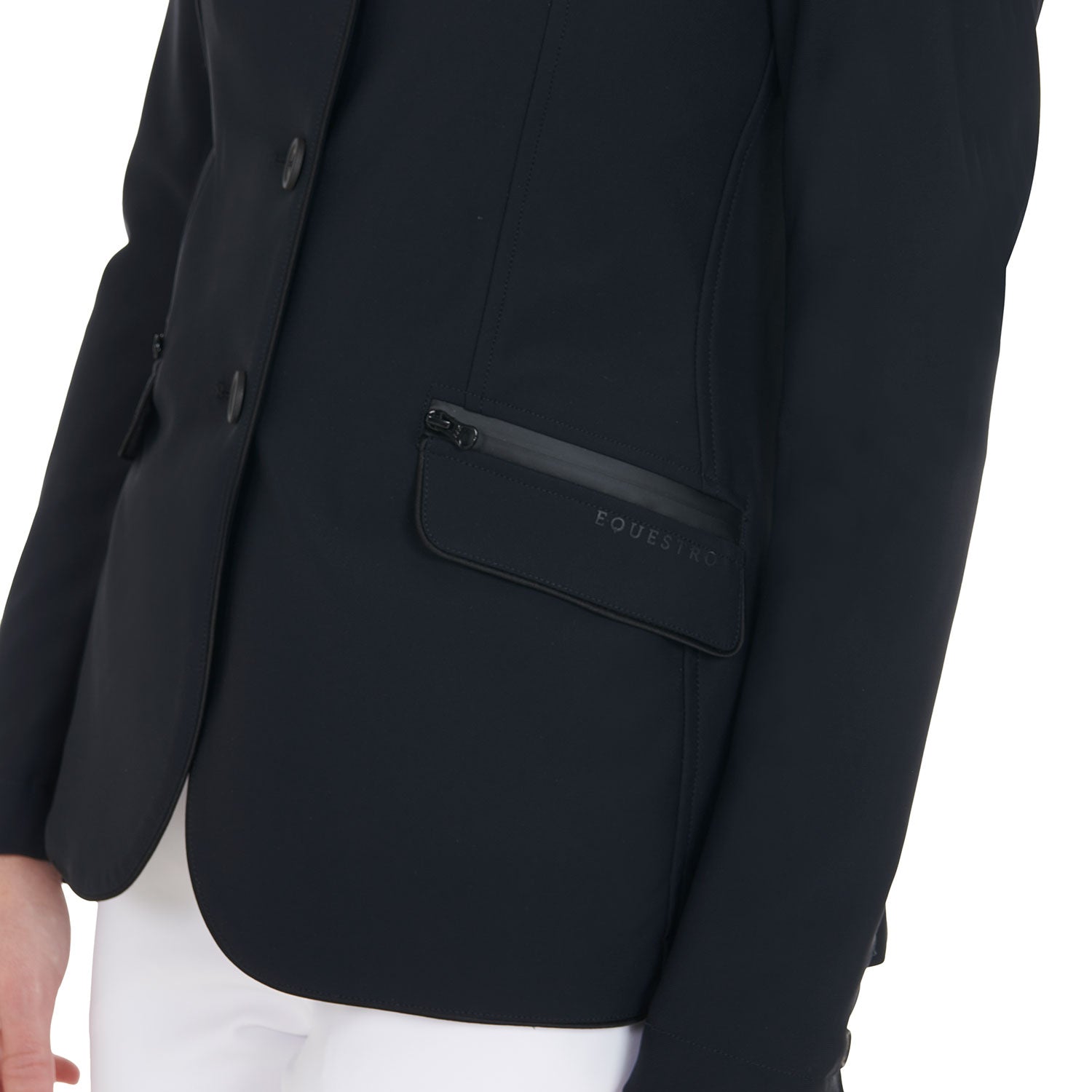 women's competition jacket in technical fabric BLACK / XS