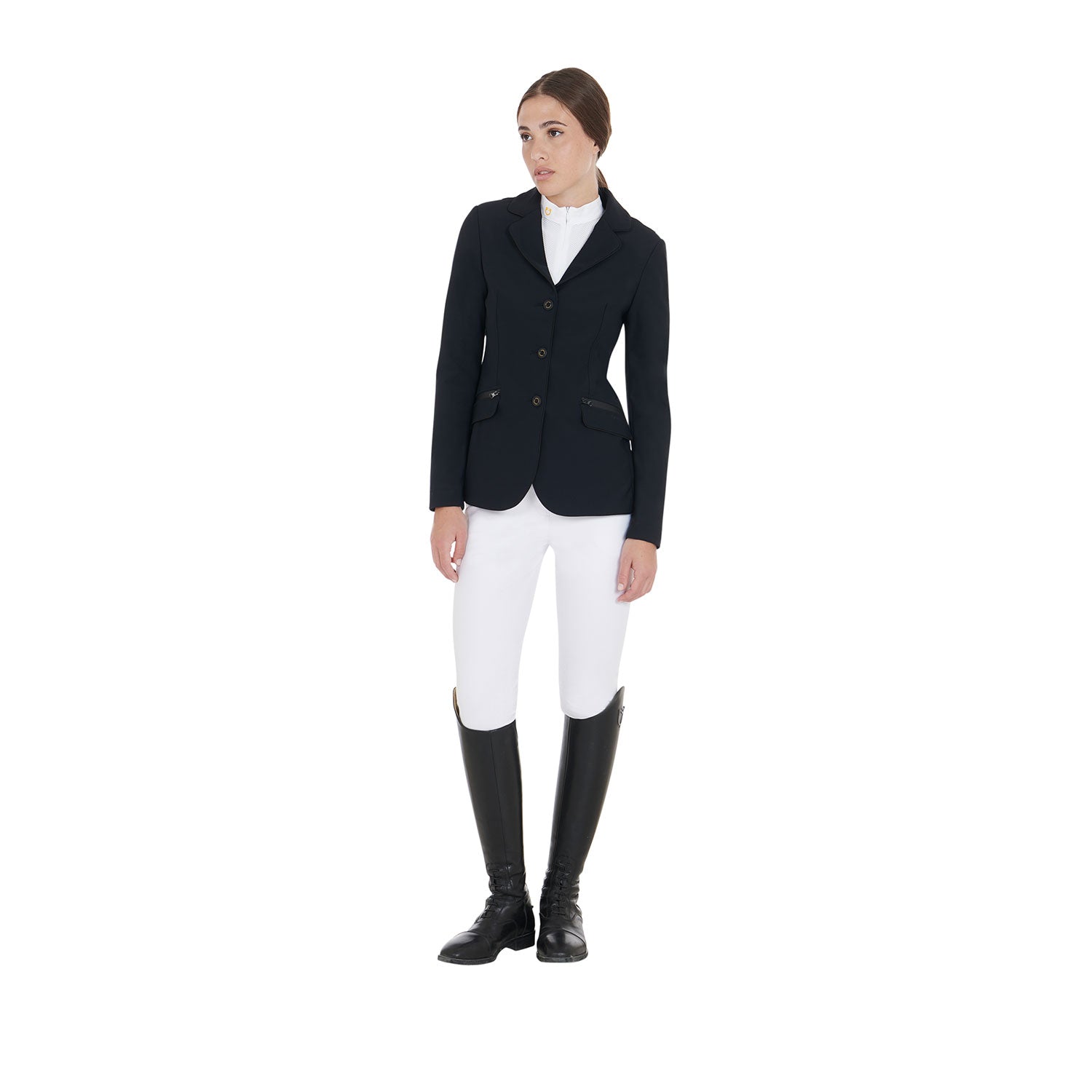 women's competition jacket in technical fabric BLACK / XS