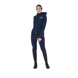 WOMEN'S JERSEY+SCUBA TECHNICAL DOWN JACKET NAVY BLAZER (19-3923) / XS