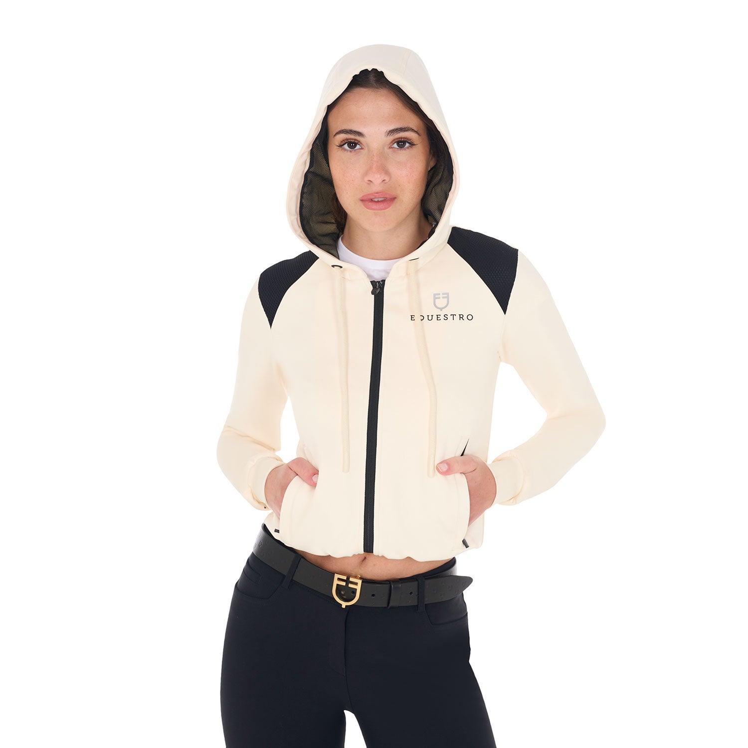 women's cropped hoodie