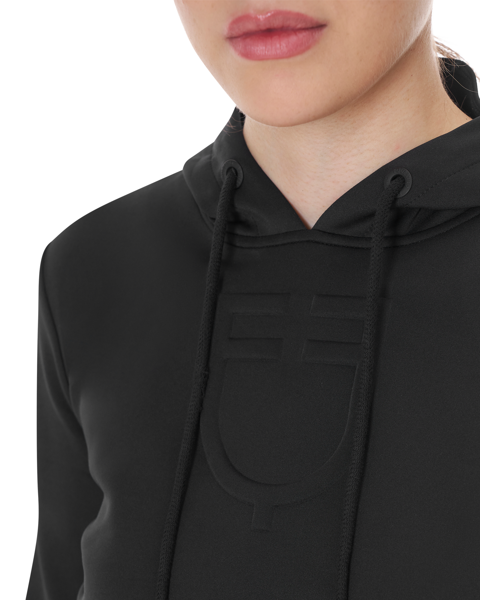 Women's cut out hoodie BLACK / XL