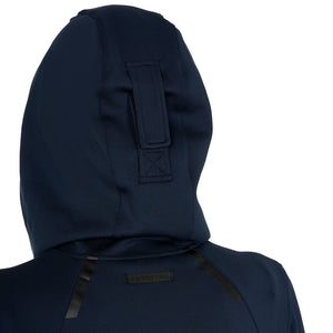 Women's technical sweatshirt in jersey with zip NAVY BLAZER (19-3923) / XL