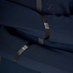 Women's technical sweatshirt in jersey with zip NAVY BLAZER (19-3923) / XL