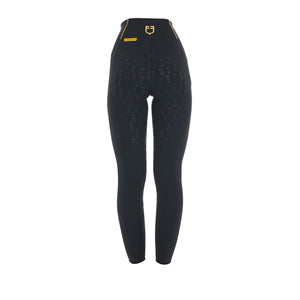 Women's fleece lining leggings BLACK / XS