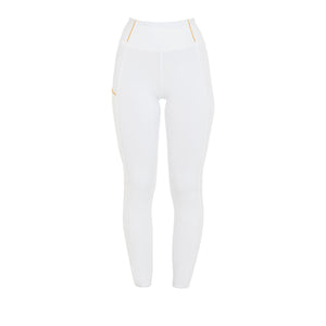 Women's fleece lining leggings WHITE / XL