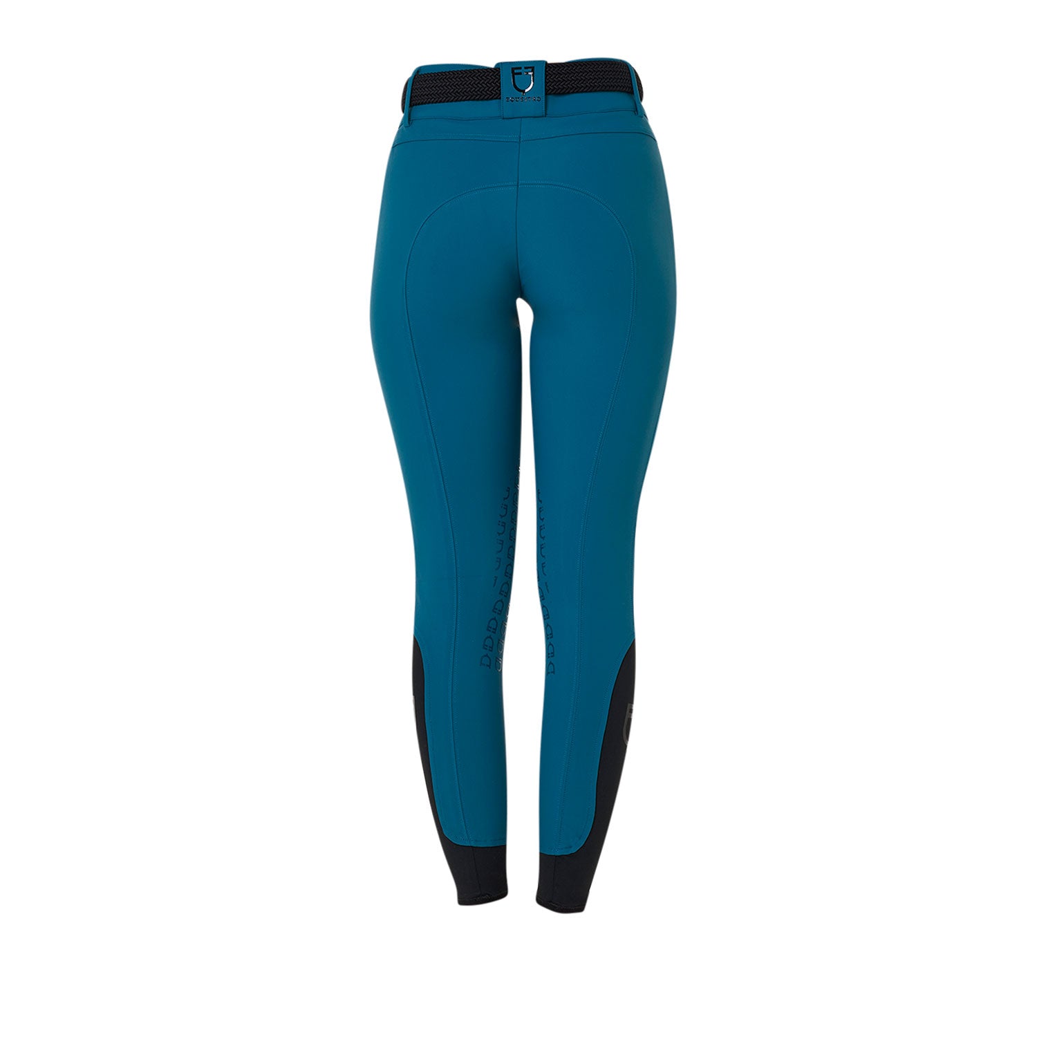 Women's high-waisted knee grip breeches BLUE CORAL (19-4526) / 48