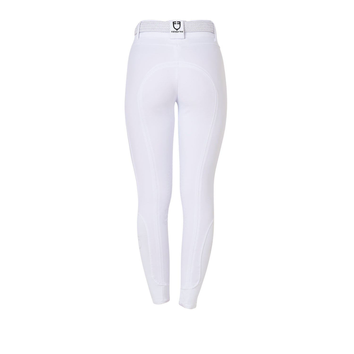 Women's high-waisted knee grip breeches WHITE / 48