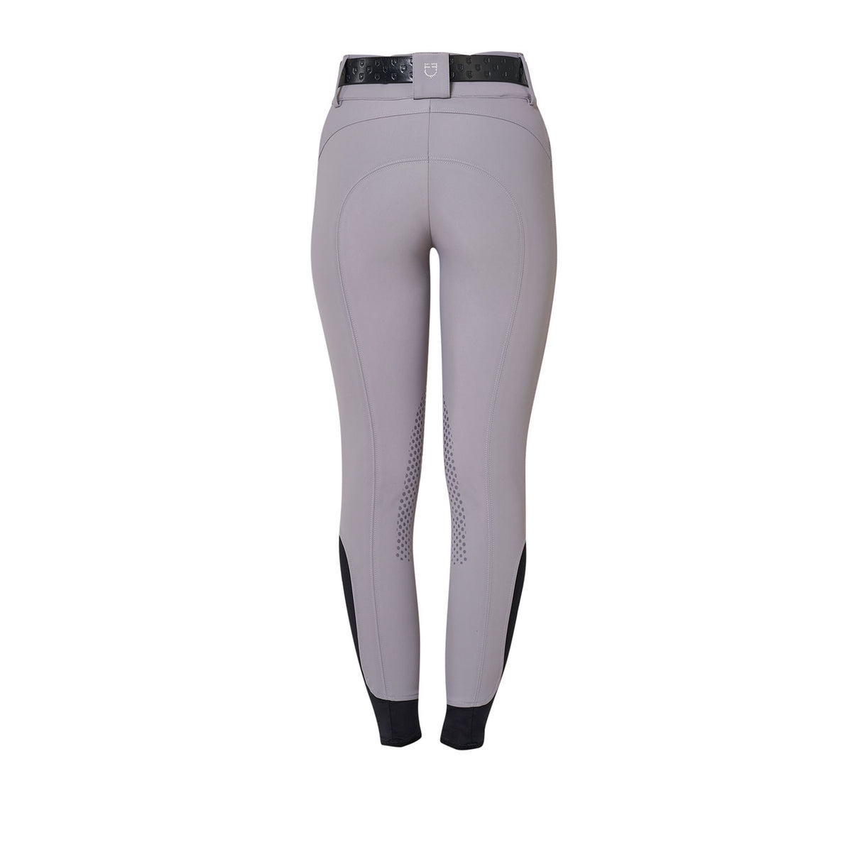 Women's high-waisted breeches with rhinestone logo