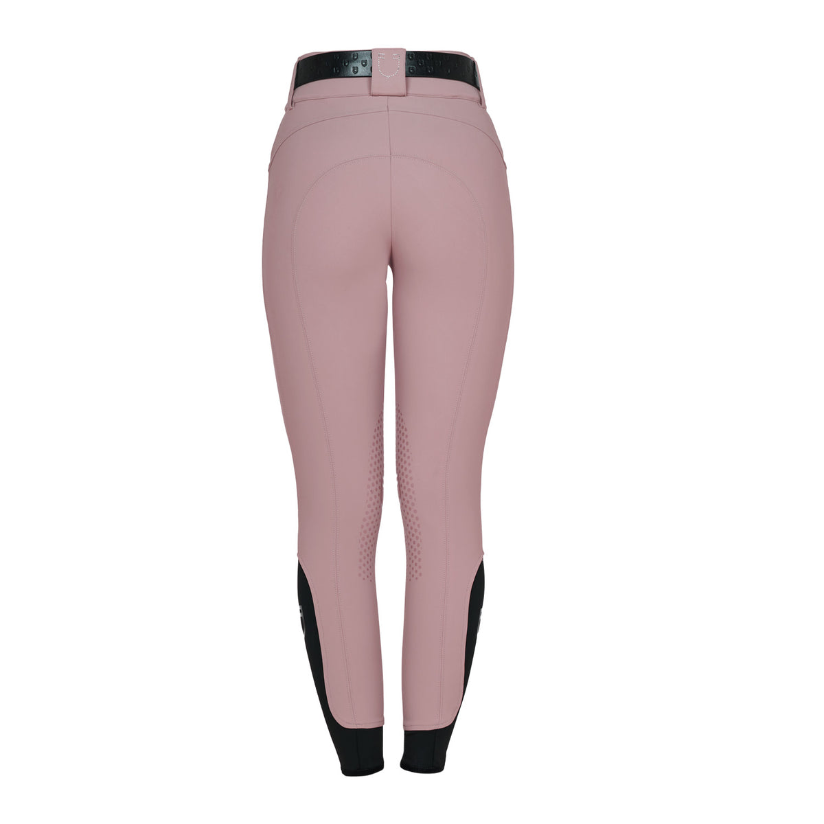 Women's high-waisted breeches with rhinestone logo