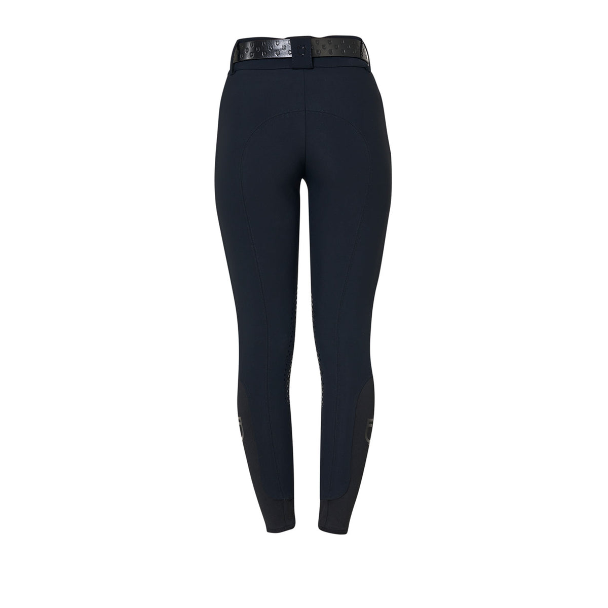 Women's high-waisted breeches with rhinestone logo
