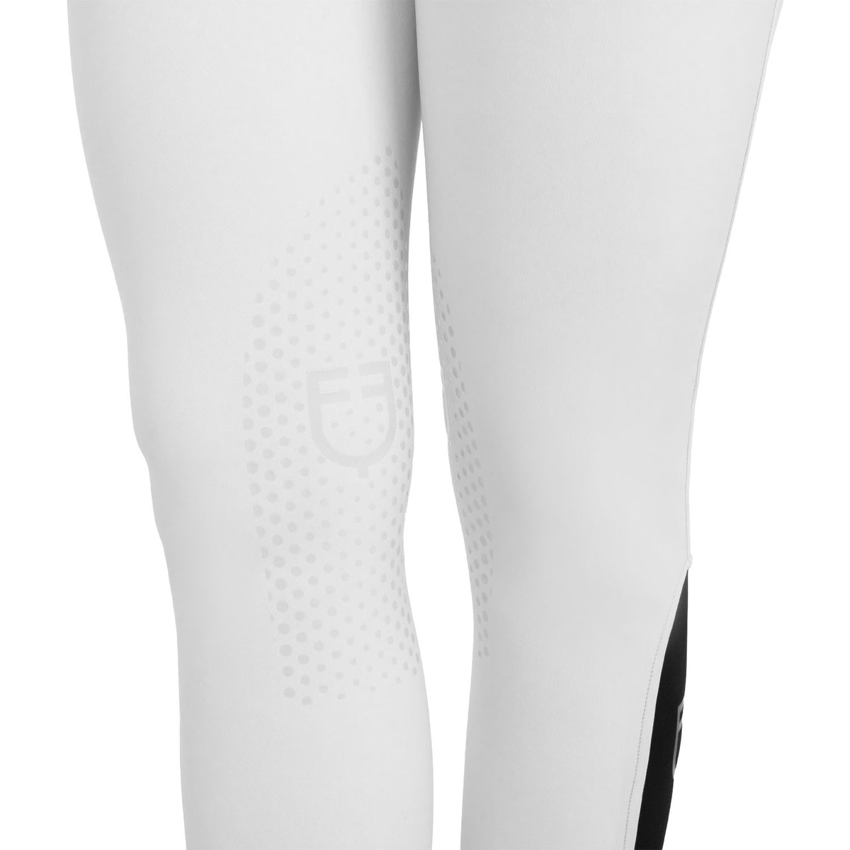 Women's high-waisted breeches with rhinestone logo