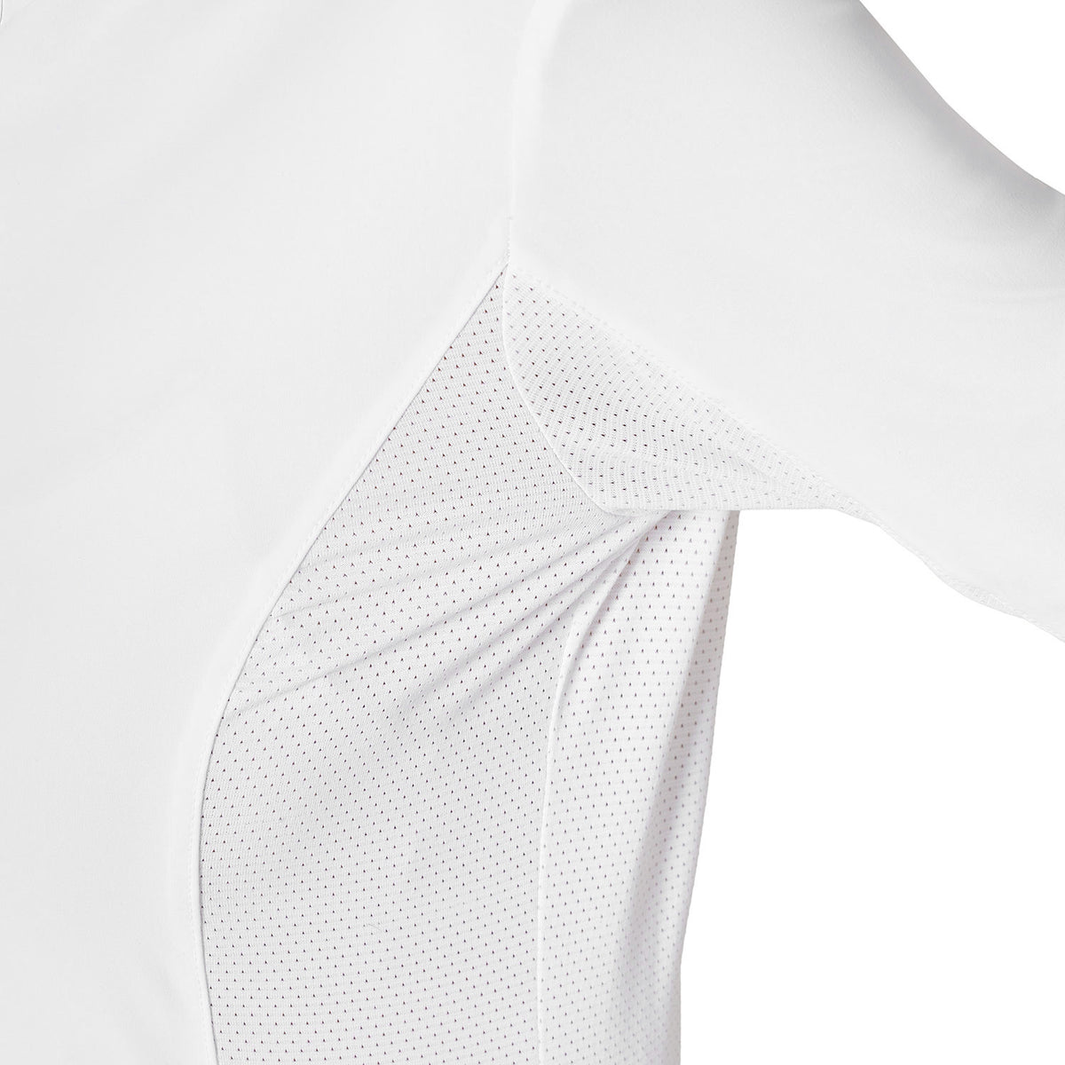 Women’s competition polo with shirt collar and mesh inserts