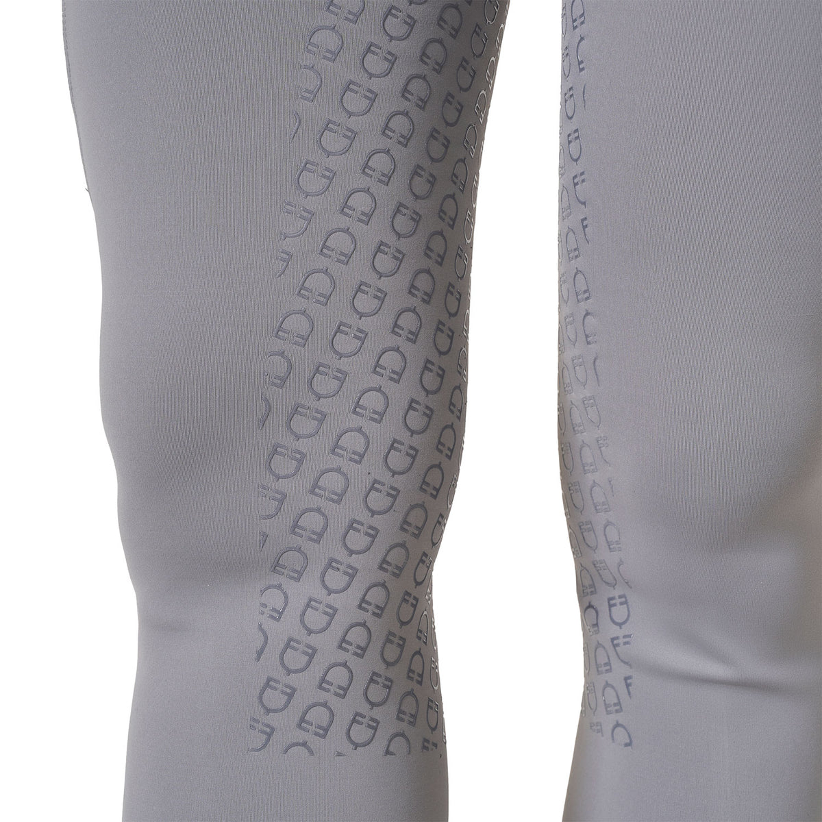 Women's high-waisted leggings with belt loops and rhinestones