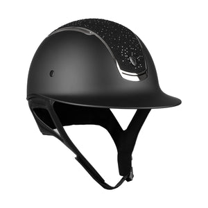 LADIES SAFETY HELMET DA VINCI BLACK/SILVER / 54