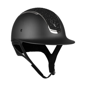 LADIES SAFETY HELMET DA VINCI BLACK/SILVER / 54
