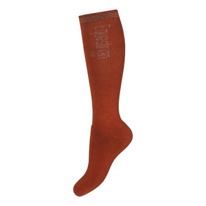EQUESTRIAN PRO SOCKS, PU= 3 COLOUR/SIZE GINGER / S
