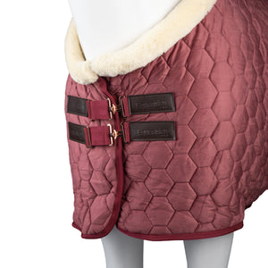 SHOW RUG VELVET DEEP RUBY / 115/165