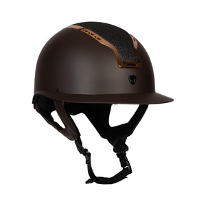 LADIES SAFETY HELMET GAUDI MATT BROWN/ROSE / XS/S