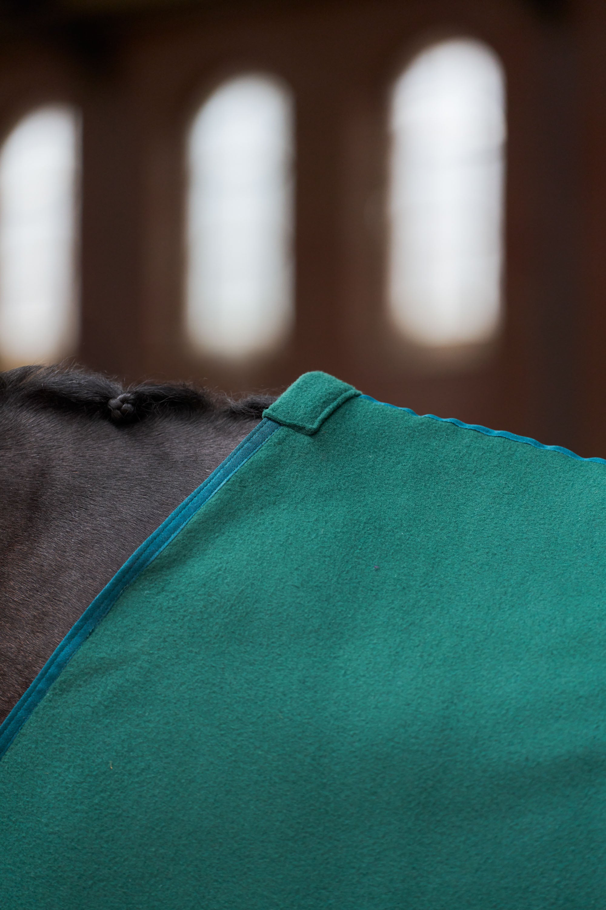 Fleece blanket IRHFundamental Forest green / 215